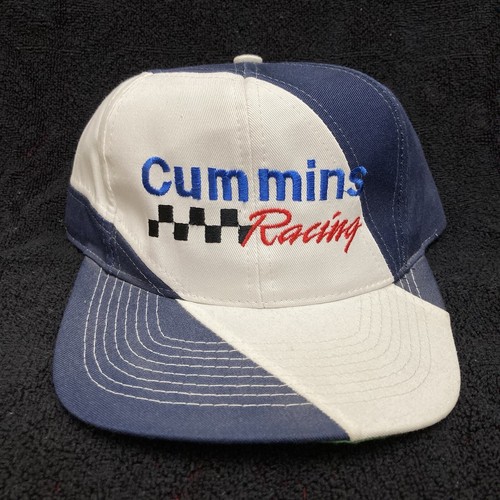 Vtg Cummins Racing Snapback Hat Cap 