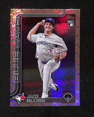 2025 Topps Series 1 - Jake Bloss #63 Topps Foil Pattern (RC) FANATICS EXCL
