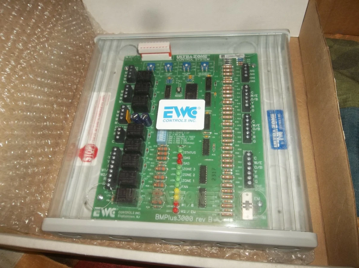 EWC CONTROLS ULTRAZONE Control Panel, BMPlus 3000 Rev B, 58 OFF
