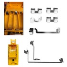 Battery Tray Contact Piece for FLUKE187 87/89 4Generation 189.287 289 +/-Splitter