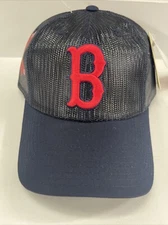 Vintage American Needle Boston Red Sox Blue Navy w/ Red Mesh Snapback MLB
