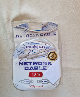 Maxxter Network Cable Cat 5E 10m NEU