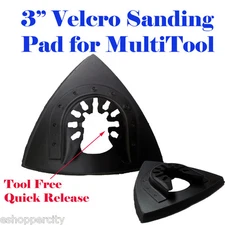  3" Oscillating Multi Tool Sanding Pad Black & Decker Porter Cable Bosch Ridgid