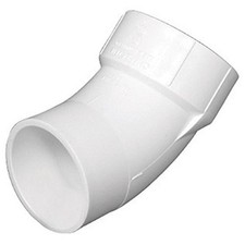 Pipe Street Elbow Pvc Dwv 1-1/2 " 45 Deg. Schedule 40, Qty 60 New Damaged Box