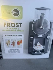 GreenPan Frost Ice Cream Machine & Frozen Drink Maker Soft Serve Slushie Machine