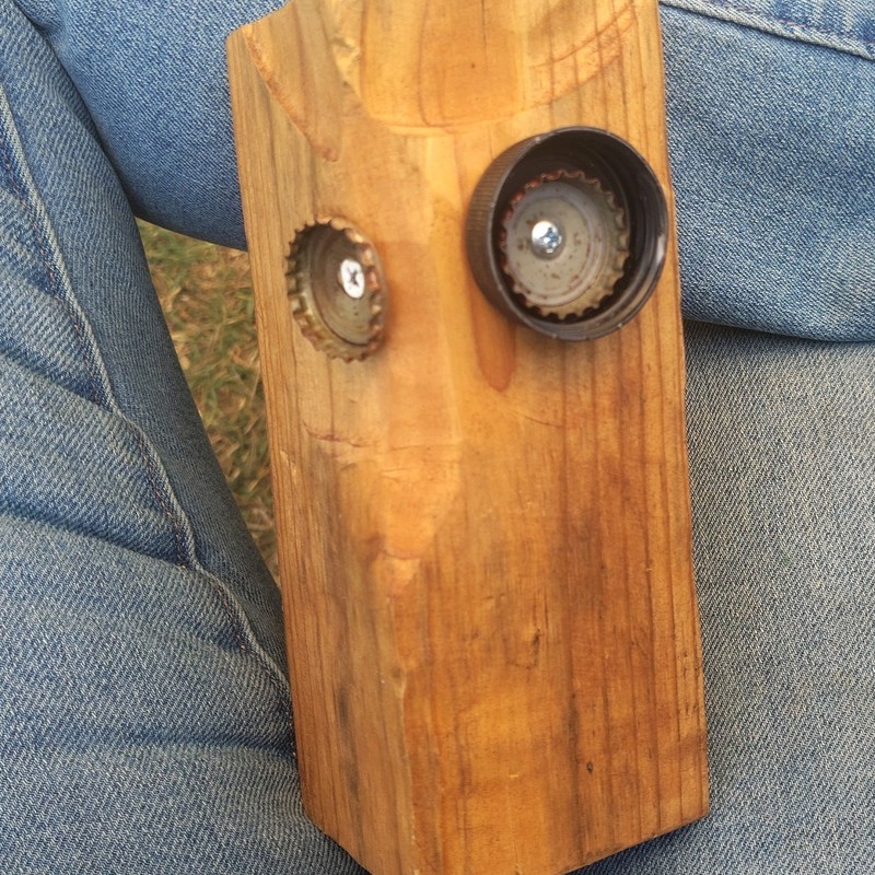 Handmade Wooden Owl Figurine Collectible Bird Carving Wood Animal Sculpture