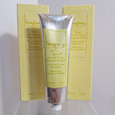 Imaginez La Provence Mimosa Hand Cream 3.4 oz 100 ml Eau De 2 Lot