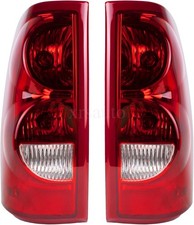 2pcs Tail Lights Brake Lamps For 2003-2006 Chevy Silverado 1500 2500 3500 Hd Dot