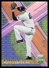 2019 Elite Extra Edition Aspirations Tie Dye #54 Matt Canterino /25 - BB