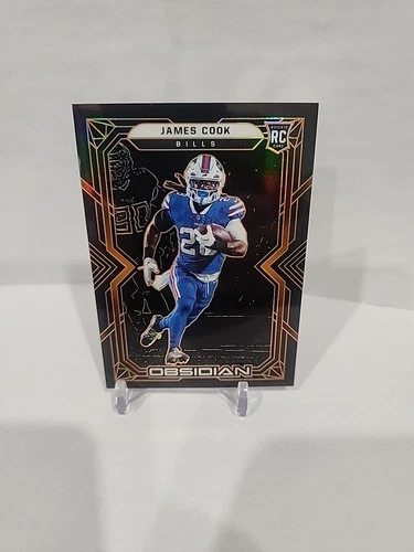 2022 Panini Obsidian Football Electric Etch Orange James Cook #109 PSA 7.5