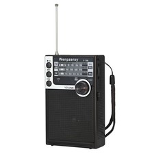 Y706 AM FM SW Pocket Radio Retro Battery Powered BT Speaker Receiver Black