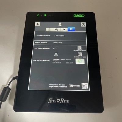 Site Rite 8 Ultrasound System Ref 9770600 30 Day Warranty!