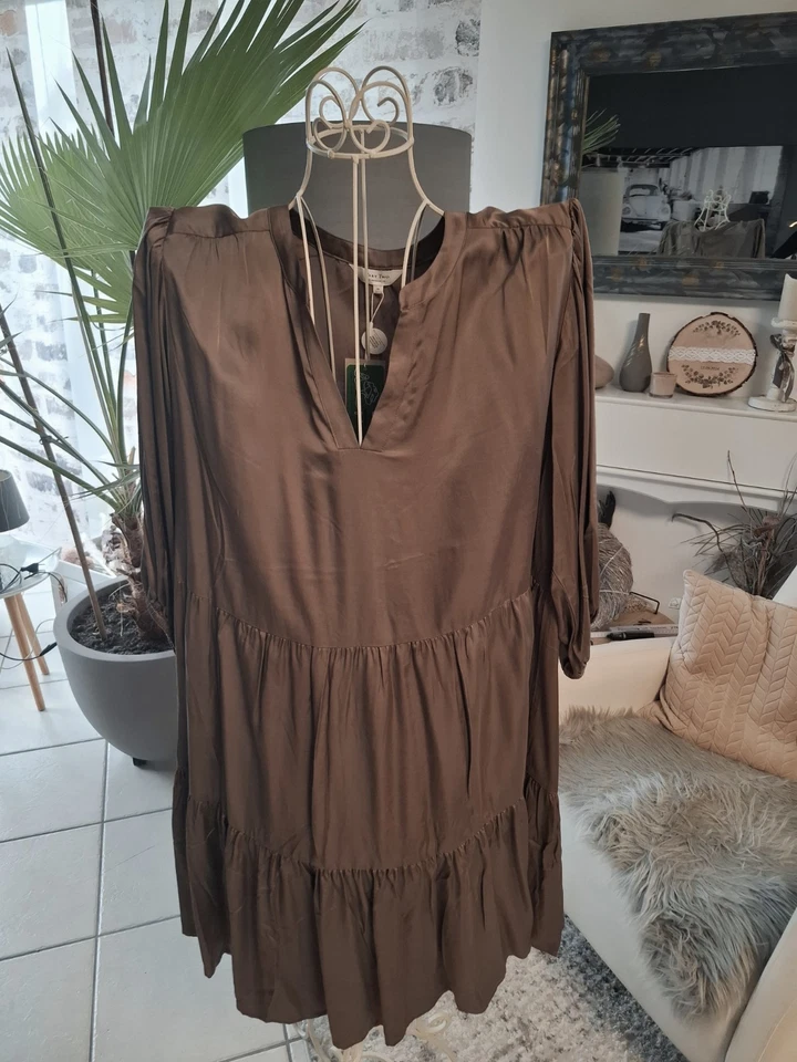 PART TWO Damen Kleid Gr.46 Neu Mit Etikett Walnuss-Braun. Absolute Empfehlung! - Bild 2 von 4