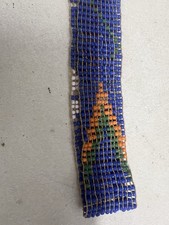 Antique Native American Beaded Hat Band Western Americana Handmade Thunderbird