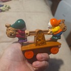 Disney snow white dwarfs grumpy happy rail car toy figure — photo 5