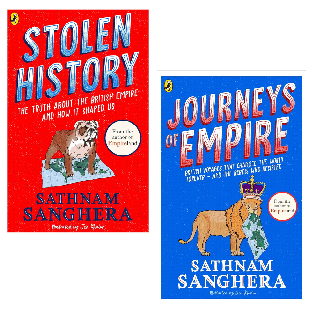 Sathnam Sanghera 2 Book Set: Stolen Empire & Journeys of Empire