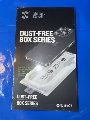 SmartDevil Dust-Free Box Screen Protector iPhone 16 Pro Max Anti-Shatter Glass