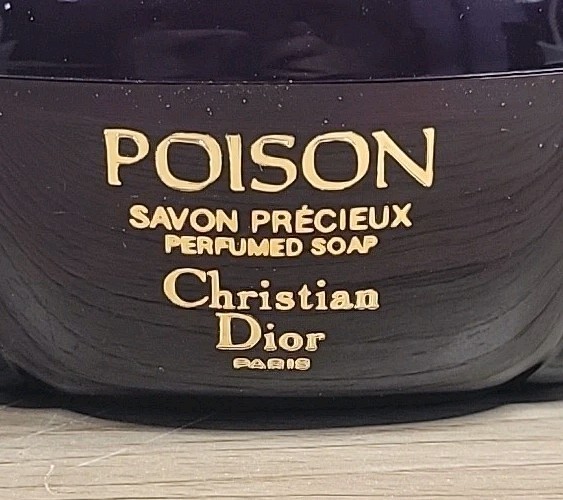 Vintage Christian Dior Poison Savon Perfumed Soap With Case 150g/5.3 oz New thumbnail 3