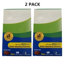 2PACK 120 ct 2 Eye Vitamin & Mineral Supplement,  2 Per Day