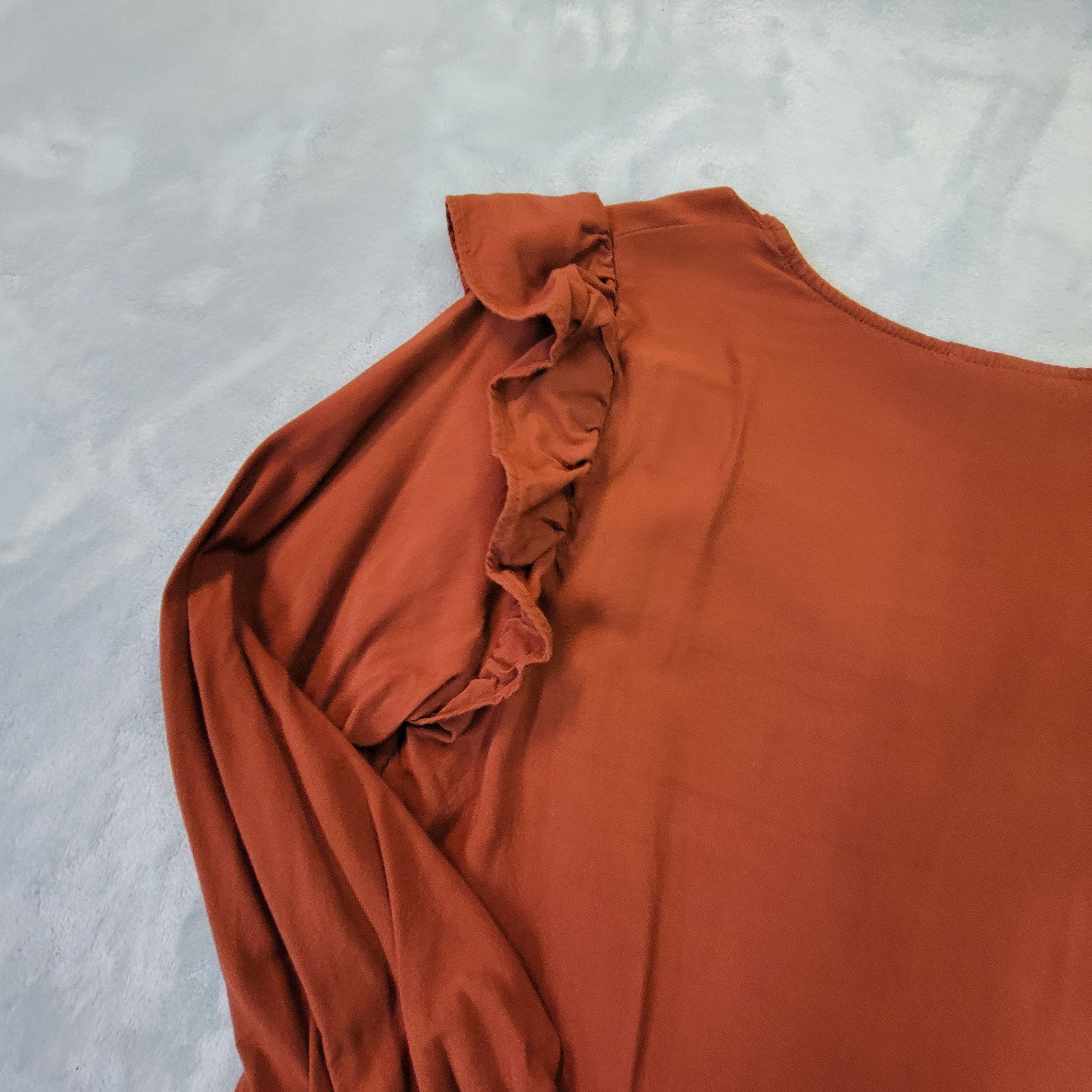 Universal Thread Woman's shoulder ruffle sleeve b… - image 19