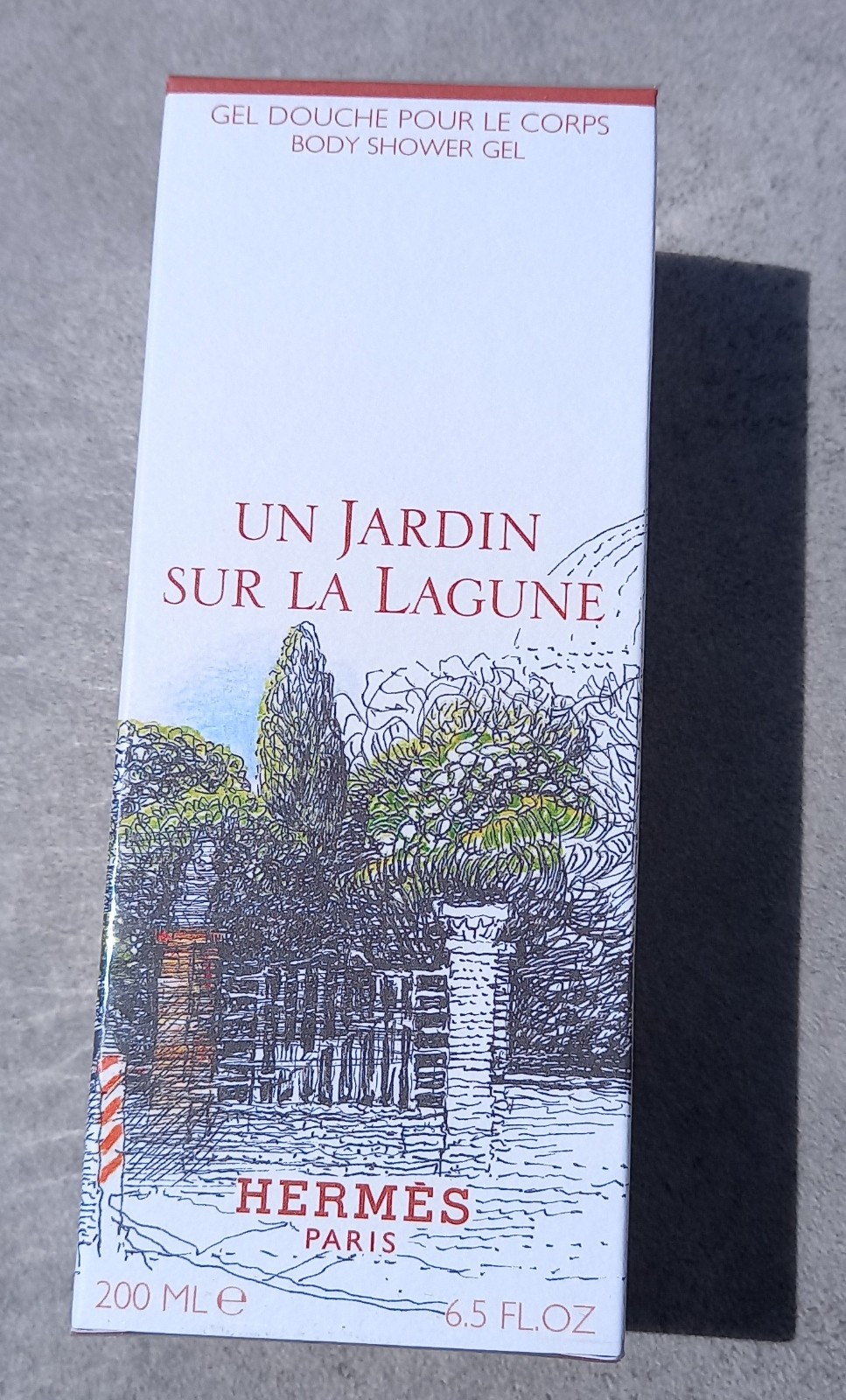 Hermès Un Jardin sur la Lagune gel douche 200ml le luxe d un soin hydratant parfumé
