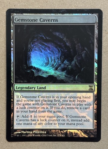 Gemstone Caverns Time Spiral Foil - Magic the Gathering MTG