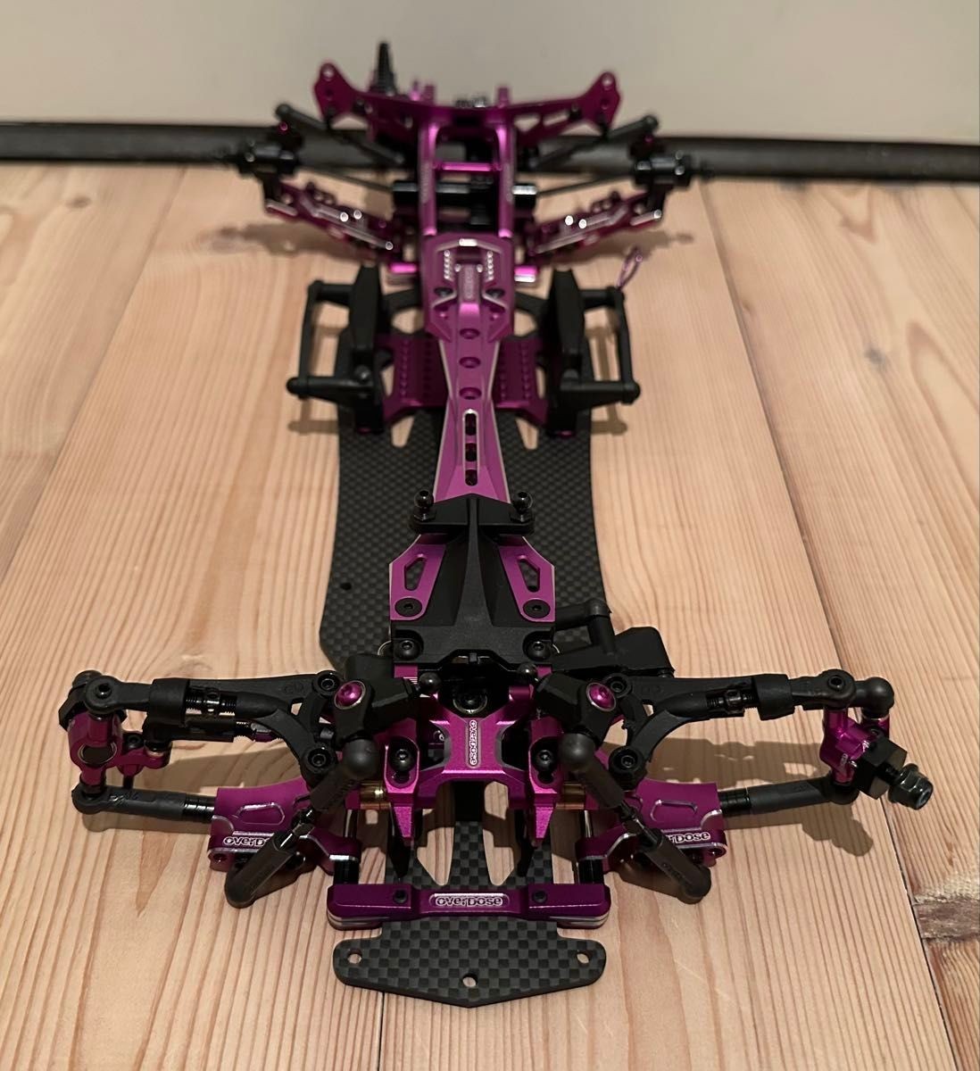 Overdose GALM Ver2 Anti Chassis 1/10 Purple Drift RC Car Complete
