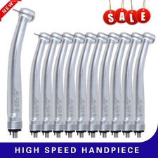 1-10 Dental Fast High Speed Handpiece Torque Head 4Holes fit NSK Push Button UK