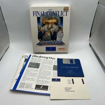The Final Conflict Atari ST PAL Impressions Complete Tested US Seller