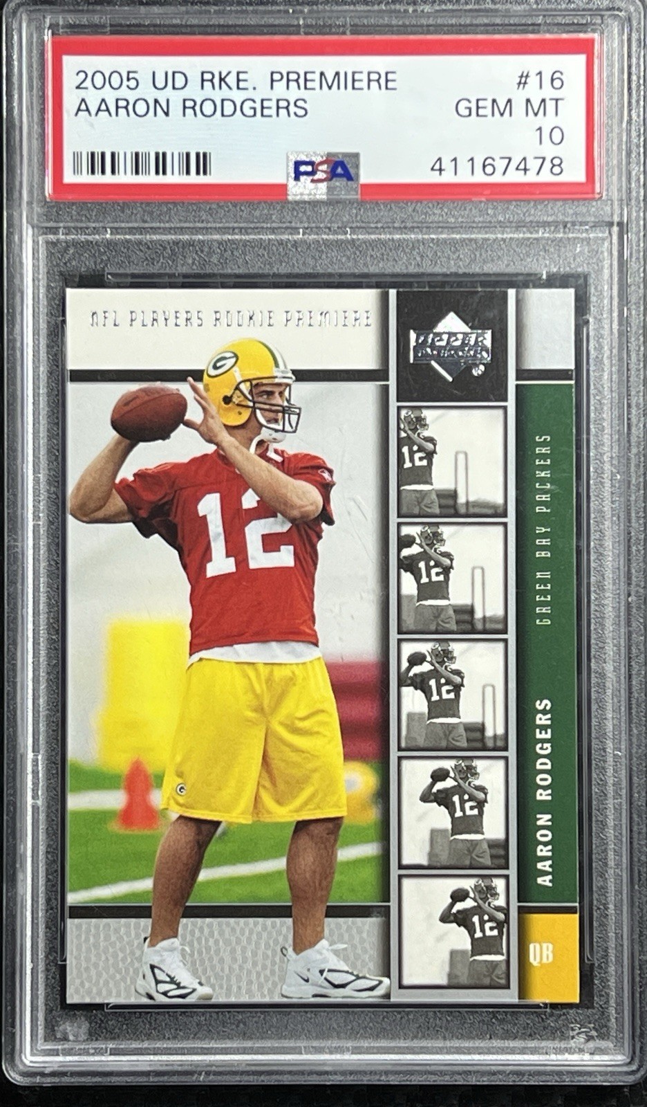 Aaron Rodgers Upper Deck Rookie Premiere #16 Base