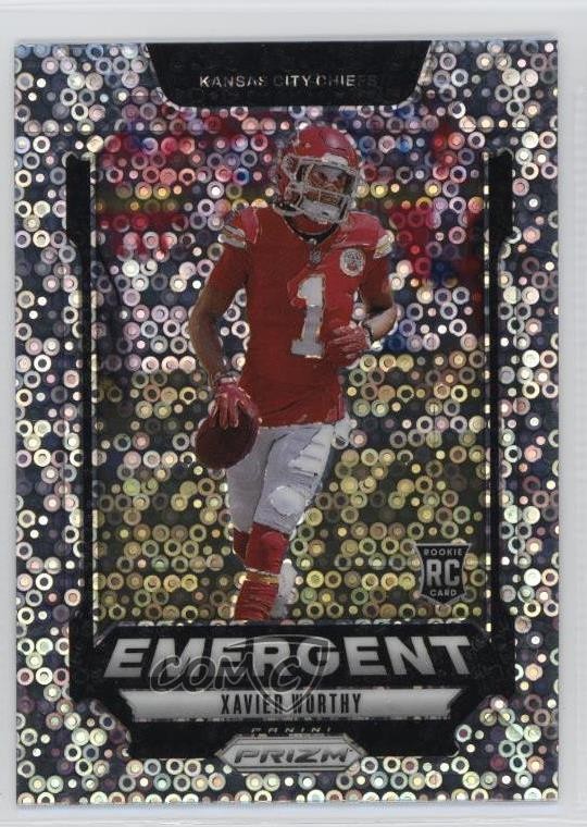 2024 Panini Prizm Emergent No Huddle Prizm Xavier Worthy #7 Rookie RC 1oa8