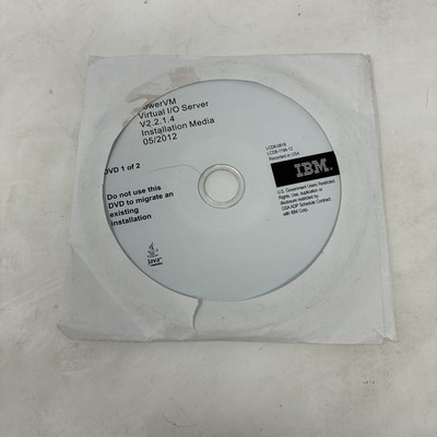IBM PowerVM Virtual I/O Server Installation Media V2.2.1.4 3 DVD Set