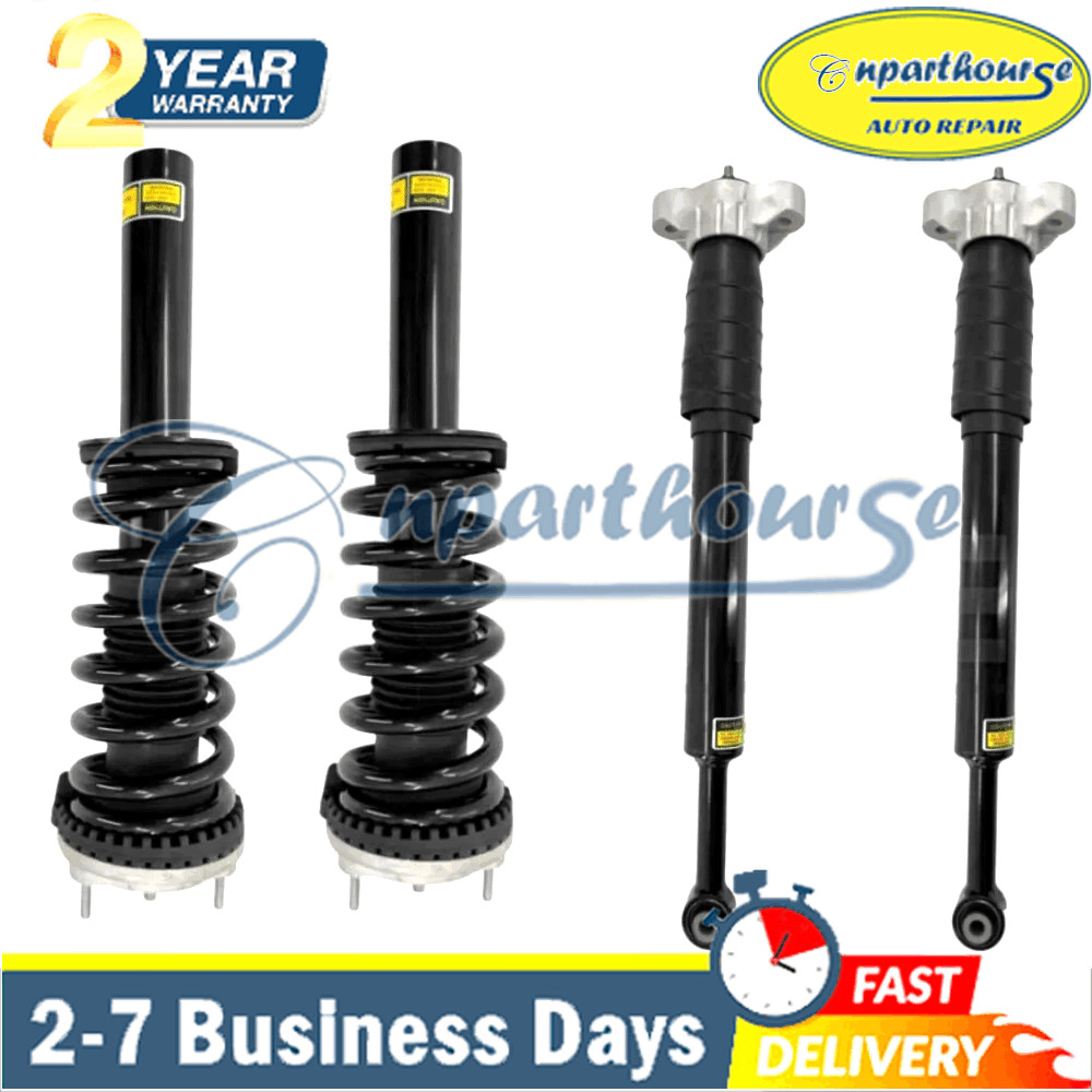 4x Front & Rear Shock Absorbers Struts Assys For Maserati Ghibli S Q4 AWD 14-19