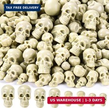 150 PCS Halloween Mini Skull Heads Plastic Skeleton Head Party Decorations