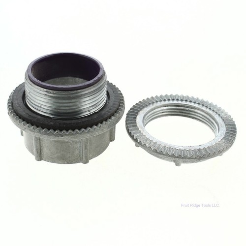 Killark/Hubbell Weatherproof 1-1/2" Conduit Hub w/Sealing Ring Die Cast Zinc WH5 - Picture 3 of 5