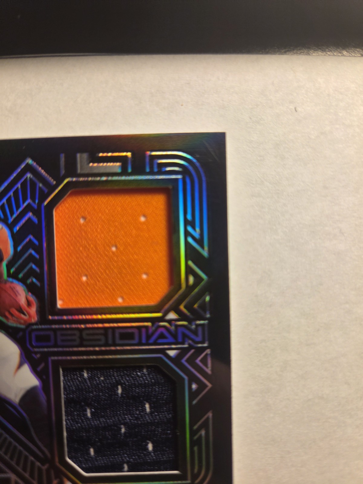 2021 Panini Obsidian Rookie Jersey  Javonte Williams /150 RC PATCH AUTO Dallas view 2