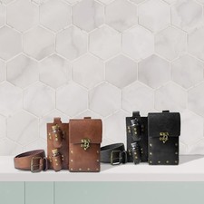 Medieval Belt Bag Steampunk Casual Fanny Pack Phone Holder for Costume