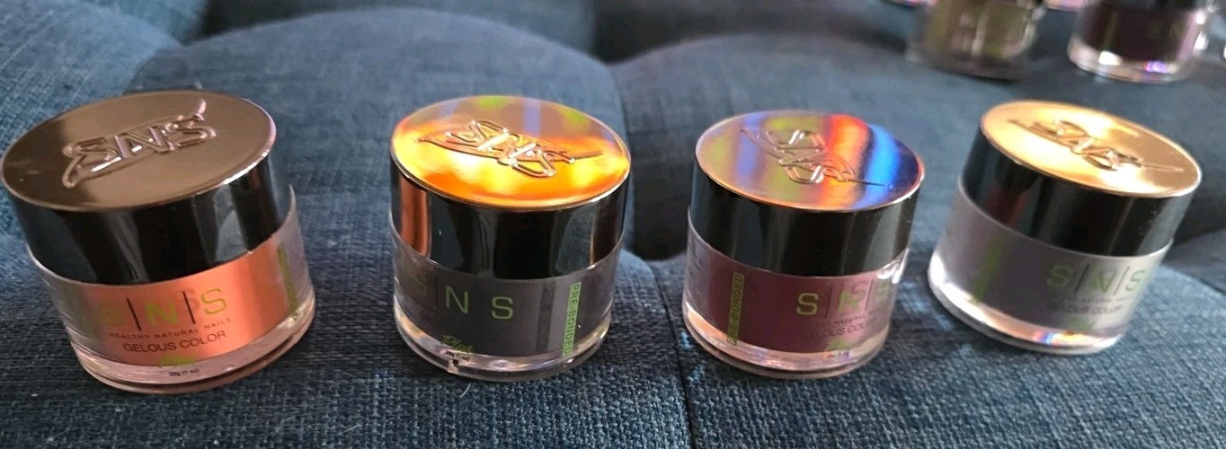 SNS DIPPING POWDER Nutri-Plus Natural Size: 1 Oz/28g Lot Of 34 New Without Boxes