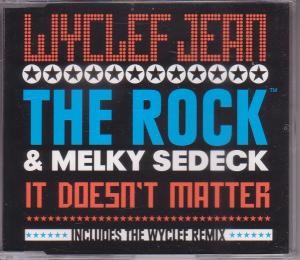 Wyclef Jean It Doesn't Matter CD Europe Columbia 2000 version b/w remix and thug