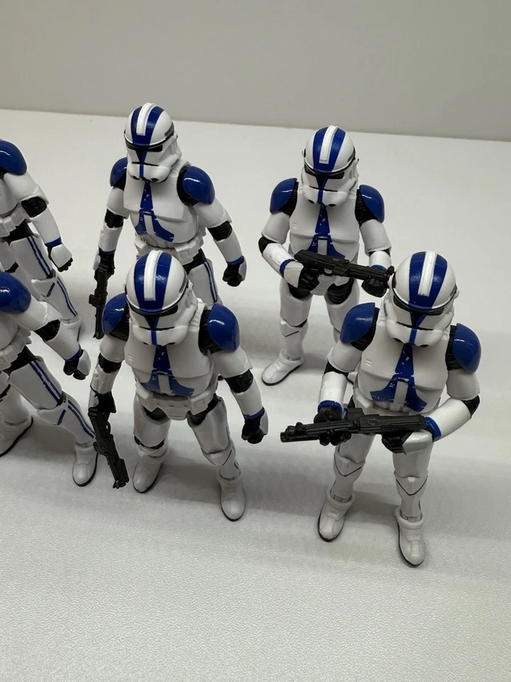 Hasbro Star Wars The Vintage Collection 501st Clone Trooper Lote de 10 Foto 2 de 4