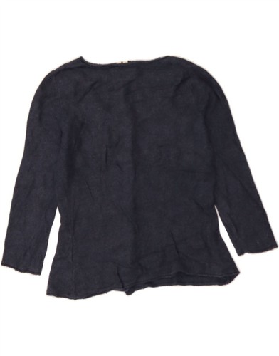 WHITE STUFF maglione cardigan bambina 7-8 anni blu navy viscosa AX15 - Foto 2 di 3