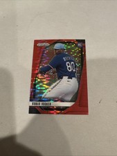 2025 Panini Prizm Kumar Rocker Base Red Pulsar Texas Rangers /399