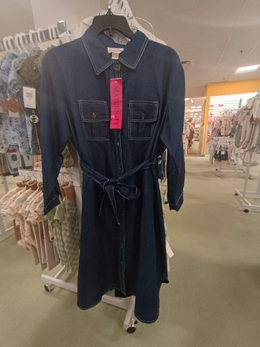 Times Two Extra Large Denim Maternity Dress