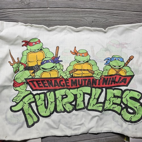 Teenage Mutant Ninja Turtle Vintage 1990 Pillow Case - Picture 2 of 3