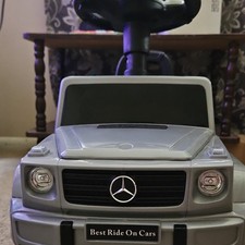 Best Ride On Cars Mercedes Ride-On Toy Car Gray 4 Wheels Ages 1-4