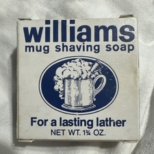 Williams Mug Shaving Soap 1.34 oz Lasting Lather Discontinued Barbershop
