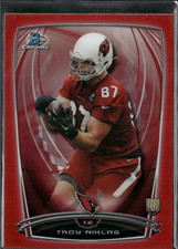 2014 Bowman Chrome Troy Niklas RC Red Refractor /25