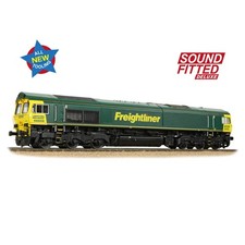 Bachmann 50-002SFX OO Gauge Class 66/6 66606 Freightliner Green (Sound Fitted De
