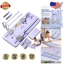 Multifunctional Pilates Board Ab Workout Equipment Purple Flat Enhanced Training