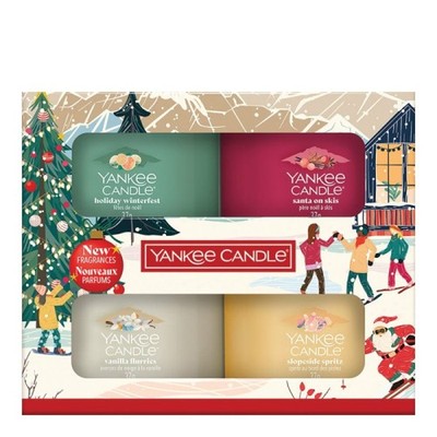 Yankee Candle Geschenkset Apres Ski ''4 Glasvotivkerzen''